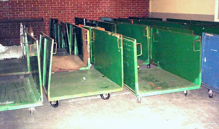 Roll Goods Trucks, 45x60x34" high sides,